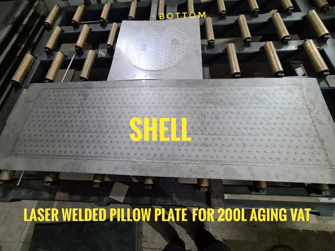 Laser Welded Dimple Jacket in Japan